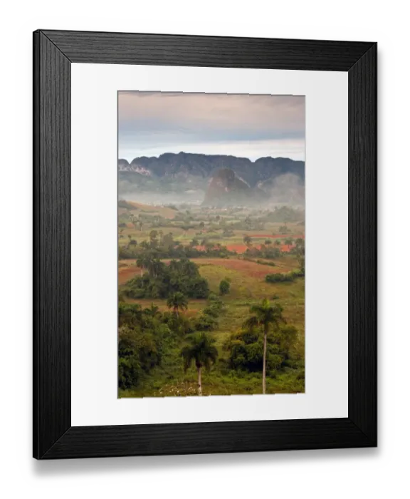 Framed Print : ViAnales Valley Fog I Framed Print : ViAnales Valley Fog I