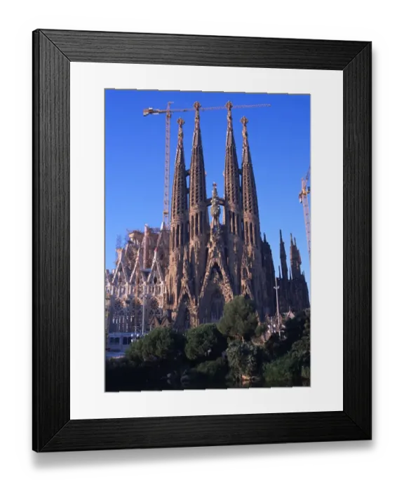 Framed Print : Sagrada Familia Framed Print : Sagrada Familia