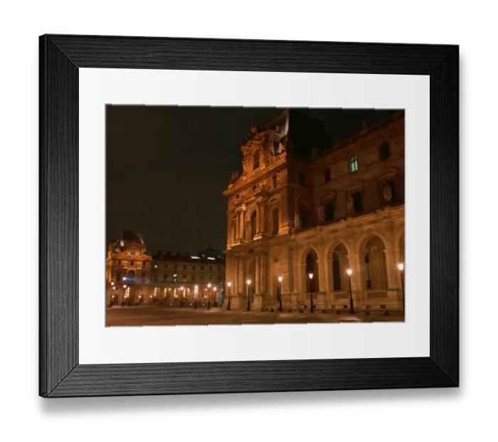 Framed Print : Louvre Museum Framed Print : Louvre Museum