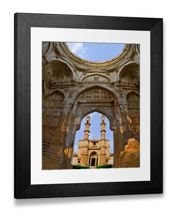 Framed Print : Jama Masjid - Champaner Framed Print : Jama Masjid - Champaner