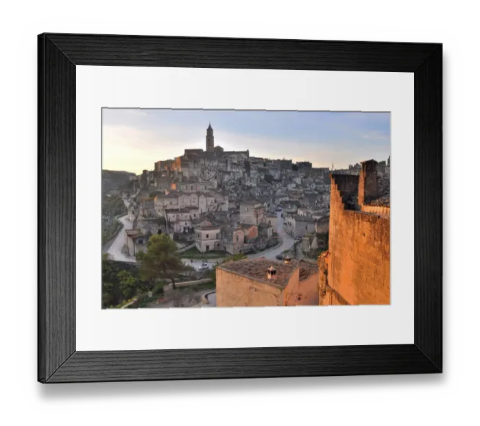 Framed Print : Sunrise in MAtera