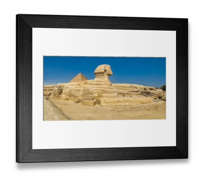 Framed Print : The Sphinx and Cheops Pyramid Framed Print : The Sphinx and Cheops Pyramid