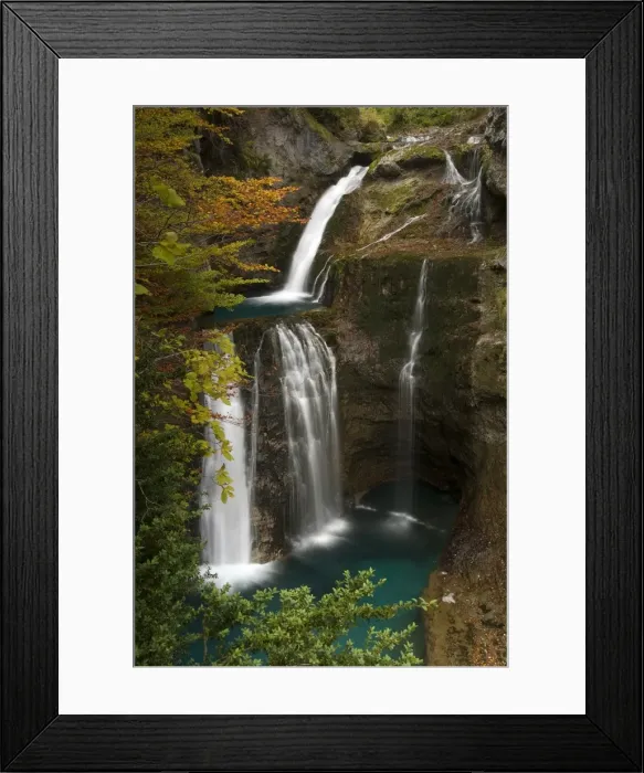 Framed Print : Torla waterfall Framed Print : Torla waterfall