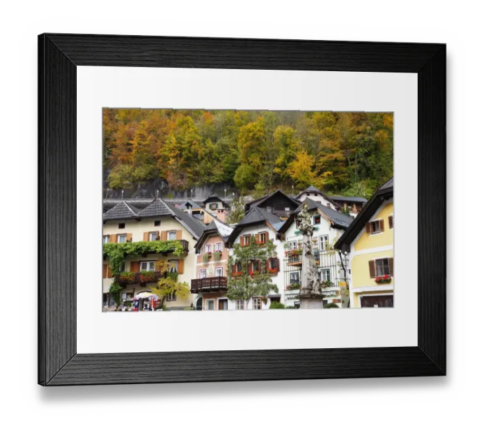 Framed Print : Buildings in Hallstatt Framed Print : Buildings in Hallstatt