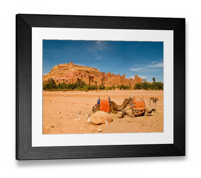 Framed Print : Ksar de Ait Ben Hadu