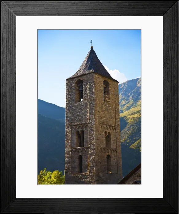 Framed Print : Romanesque church of Boi Valley Framed Print : Romanesque church of Boi Valley