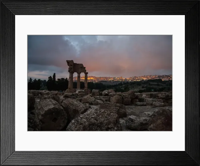 Framed Print : Night Temple Framed Print : Night Temple