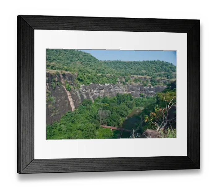 Framed Print : Ajanta Caves, Maharashtra Framed Print : Ajanta Caves, Maharashtra