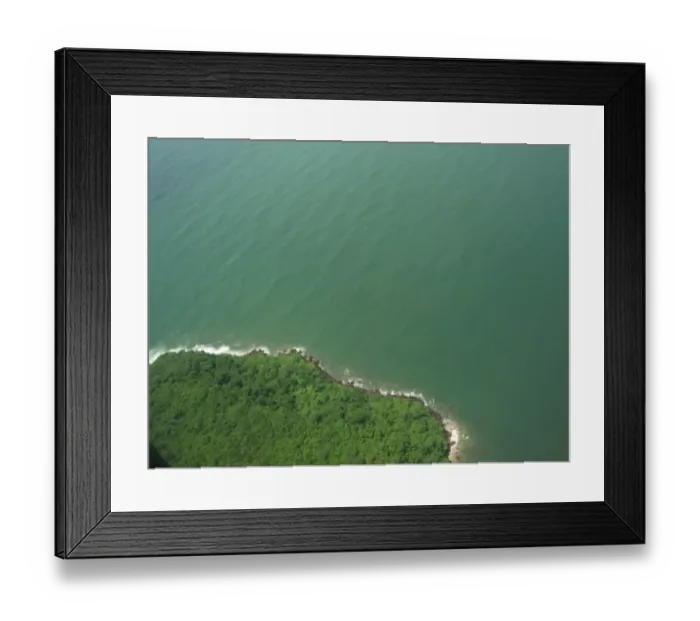 Framed Print : Goa as seen from the sky Framed Print : Goa as seen from the sky