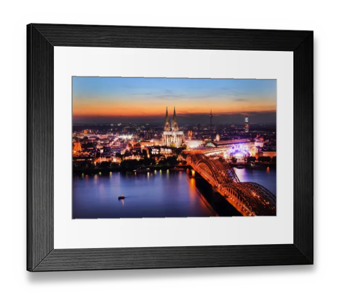 Framed Print : Dom of Cologne at night Framed Print : Dom of Cologne at night