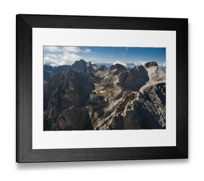 Framed Print : Rosengarten Group, Crepe di Lausa, Vajoletspitze mountain, Rosengartenspitze mountain, Vajolettuerme mountain, Dolomites, Trentino, Italy Framed Print : Rosengarten Group, Crepe di Lausa, Vajoletspitze mountain, Rosengartenspitze mountain, Vajolettuerme mountain, Dolomites, Trentino, Italy