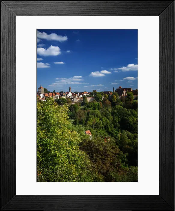 Framed Print : Rothenburg landscape Framed Print : Rothenburg landscape