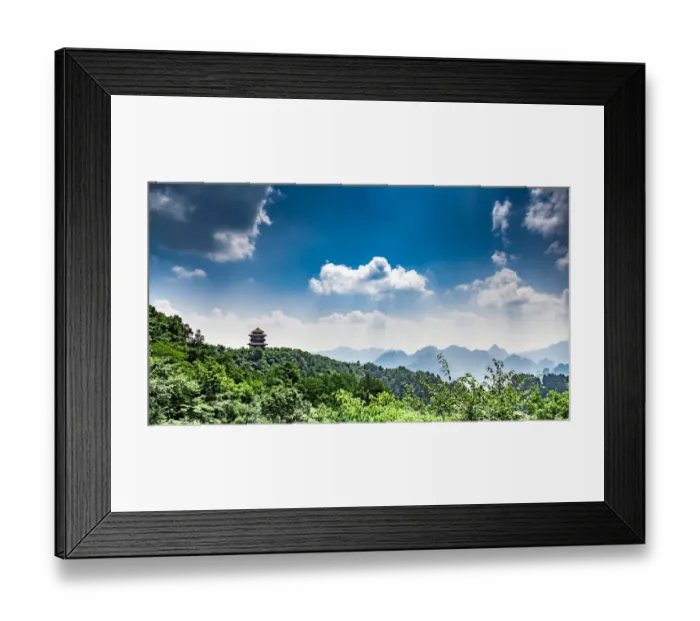 Framed Print : Pavilion on the mountain top Framed Print : Pavilion on the mountain top
