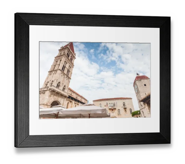 Framed Print : Cathedral of Saint Lawrence, Trogir, Croatia