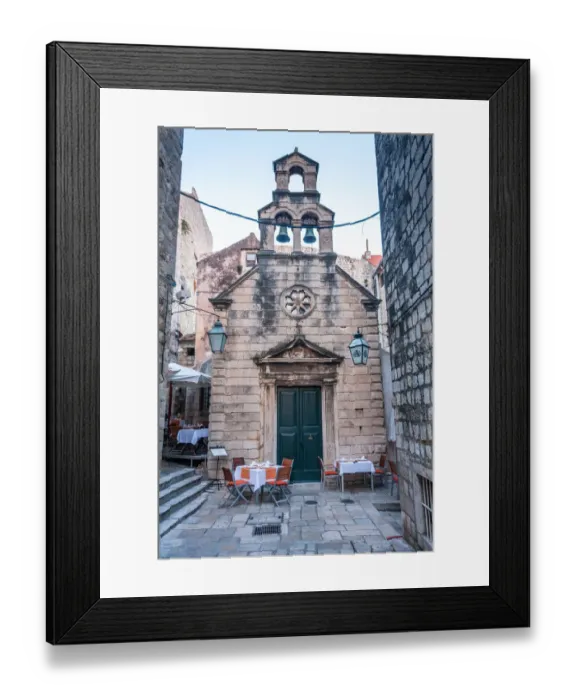 Framed Print : Church in Dubrovnik Old Town, Croatia Framed Print : Church in Dubrovnik Old Town, Croatia