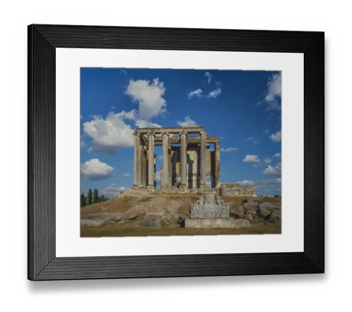 Framed Print : Acroterion with Temple of Zeus in Aizanoi Framed Print : Acroterion with Temple of Zeus in Aizanoi