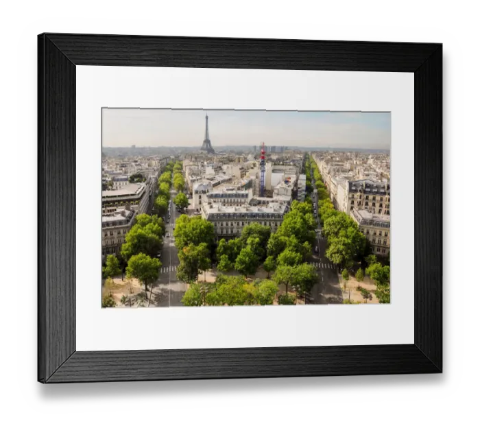 Framed Print : Eiffel Tower from Arc du Triomphe Framed Print : Eiffel Tower from Arc du Triomphe