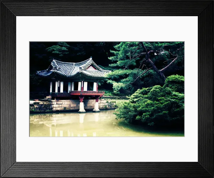 Framed Print : House on the lake (Buyongjeong pavilion) Framed Print : House on the lake (Buyongjeong pavilion)