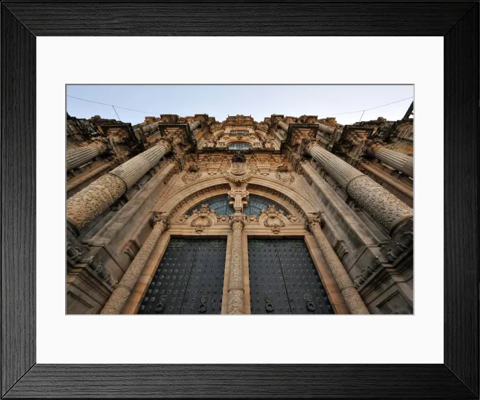 Framed Print : Main door of cathedral, Santiago de Compostela Framed Print : Main door of cathedral, Santiago de Compostela