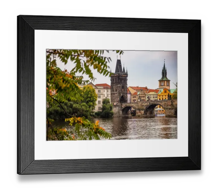 Framed Print : Charles bridge in Prague Framed Print : Charles bridge in Prague