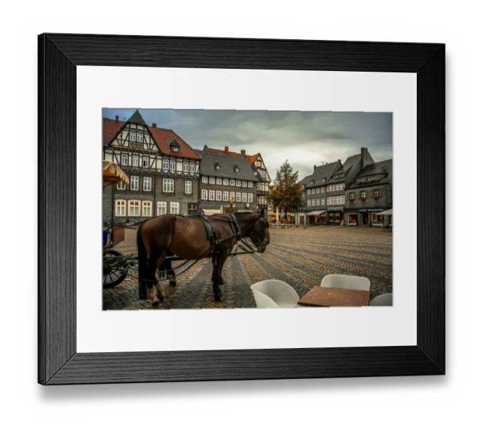 Framed Print : Goslar Downtown, Germany Framed Print : Goslar Downtown, Germany