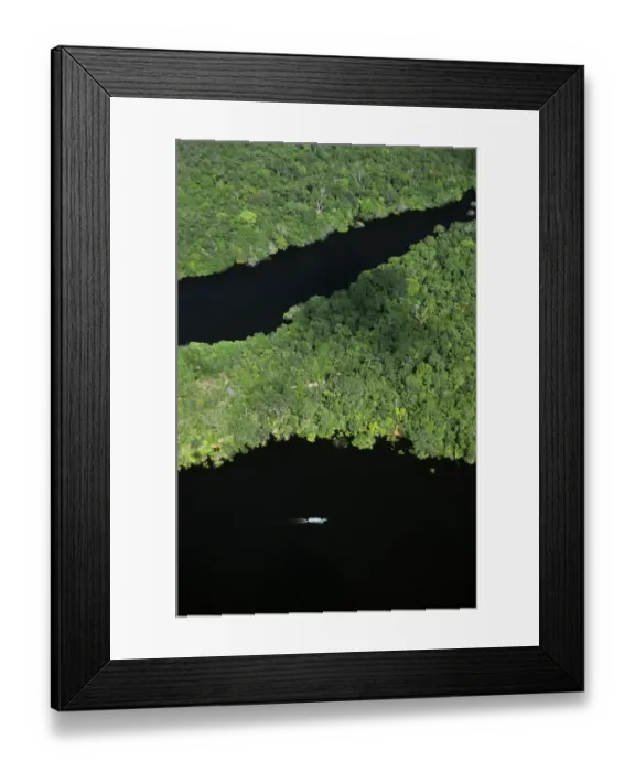 Framed Print : Amazon Aerial Framed Print : Amazon Aerial