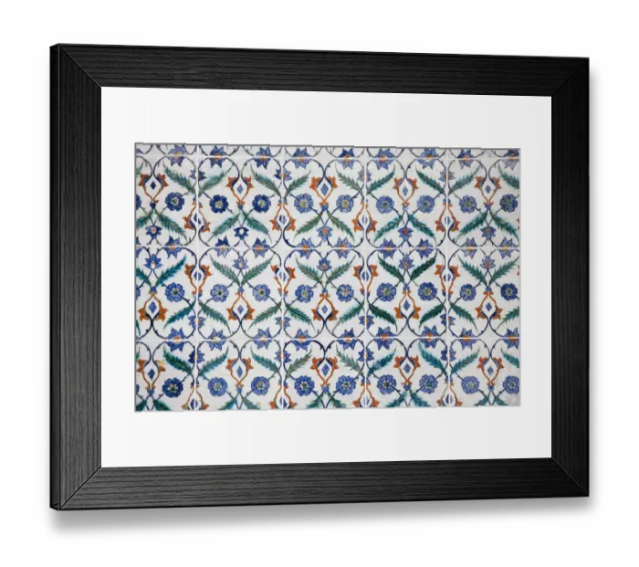 Framed Print : Close view of a tiled surface Framed Print : Close view of a tiled surface