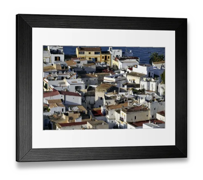 Framed Print : Ibiza Old Town Framed Print : Ibiza Old Town