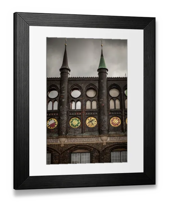 Framed Print : Town Hall, Lubeck, Germany Framed Print : Town Hall, Lubeck, Germany