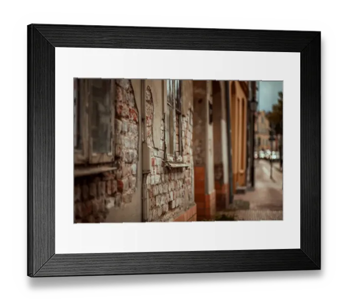 Framed Print : Wismar, street, Germany Framed Print : Wismar, street, Germany