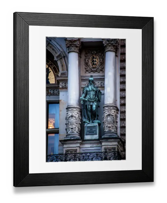 Framed Print : Rathaus in Hamburg (town hall)