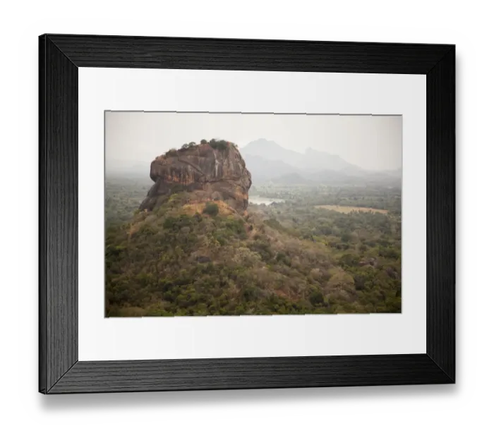 Framed Print : The Sigiriya Rock Fortress Framed Print : The Sigiriya Rock Fortress