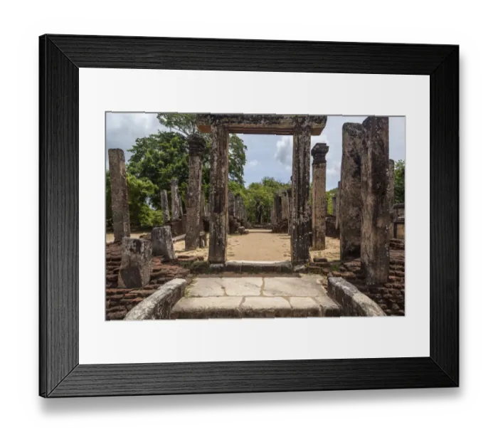 Framed Print : Remains of the Atadage in Polonnaruwa Quadrangle Framed Print : Remains of the Atadage in Polonnaruwa Quadrangle