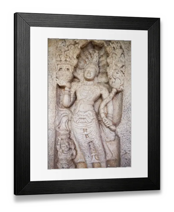Framed Print : Close-up of a guardstone in Anuradhapura Framed Print : Close-up of a guardstone in Anuradhapura