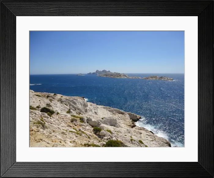 Framed Print : Calanques National Park with Islands, Marseille, France Framed Print : Calanques National Park with Islands, Marseille, France