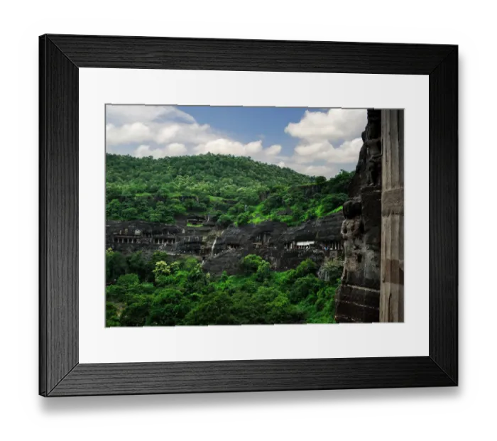 Framed Print : Row of caves at Ajanta Framed Print : Row of caves at Ajanta