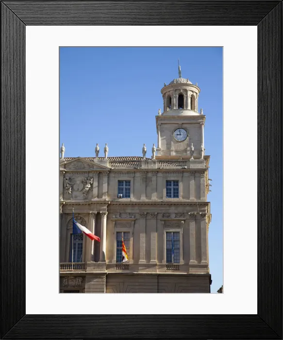 Framed Print : Arles, Town Hall in Place de la Republique Framed Print : Arles, Town Hall in Place de la Republique