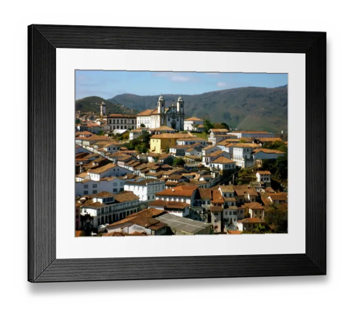 Framed Print : Colonial town of ouro preto Framed Print : Colonial town of ouro preto