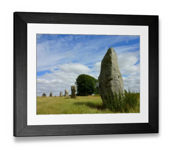 Framed Print : Neolithic henge monument in Avebury Framed Print : Neolithic henge monument in Avebury