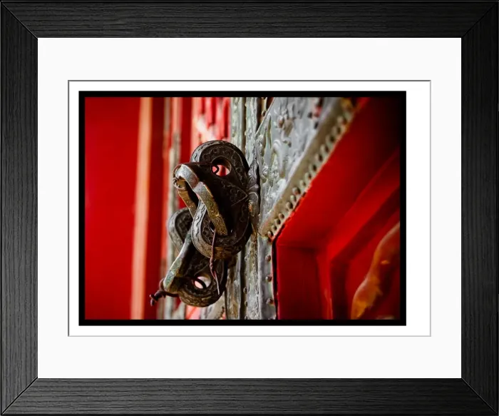 Framed Print : Beyond Locked Door Framed Print : Beyond Locked Door
