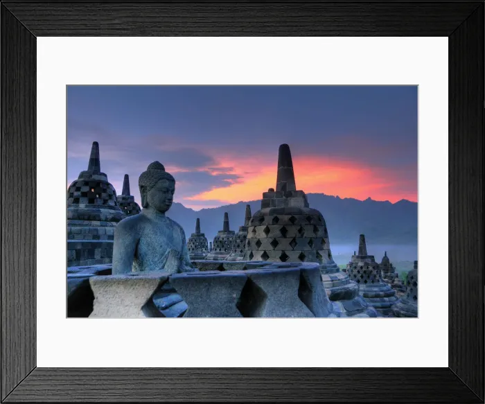 Framed Print : Borobudur. BuddhaJavaIndonesiaJogjakartaBorobudur Framed Print : Borobudur. BuddhaJavaIndonesiaJogjakartaBorobudur