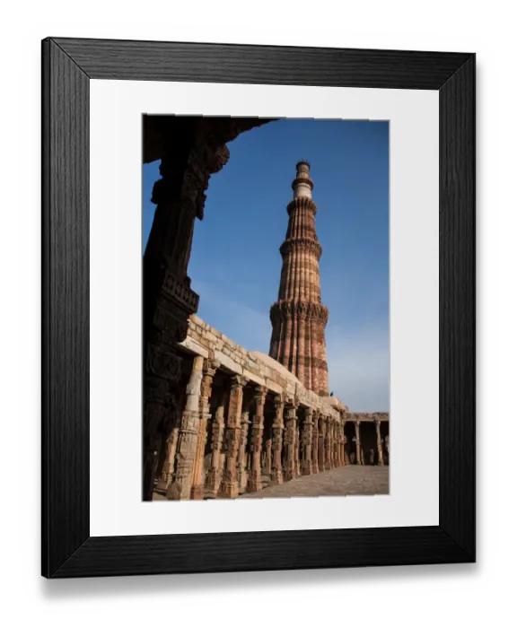 Framed Print : Qutb Minar Framed Print : Qutb Minar