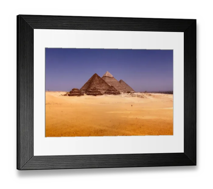 Framed Print : Great Pyramids of Giza