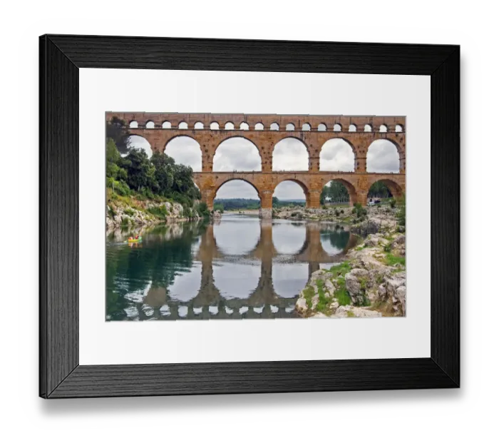 Framed Print : Pont du gard Framed Print : Pont du gard