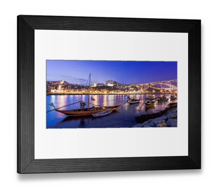 Framed Print : Blue hour at Oporto (Porto) Framed Print : Blue hour at Oporto (Porto)