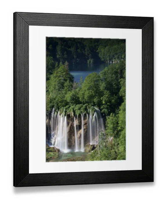 Framed Print : Galovac buk waterfall, Plitvice Lakes National Park, UNESCO World Heritage Site, Croatia, Europe