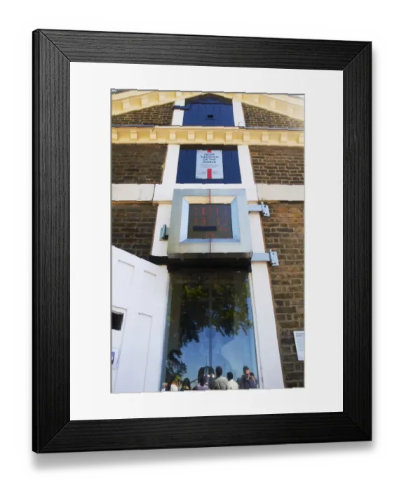 Framed Print : The Greenwich Meridian Framed Print : The Greenwich Meridian