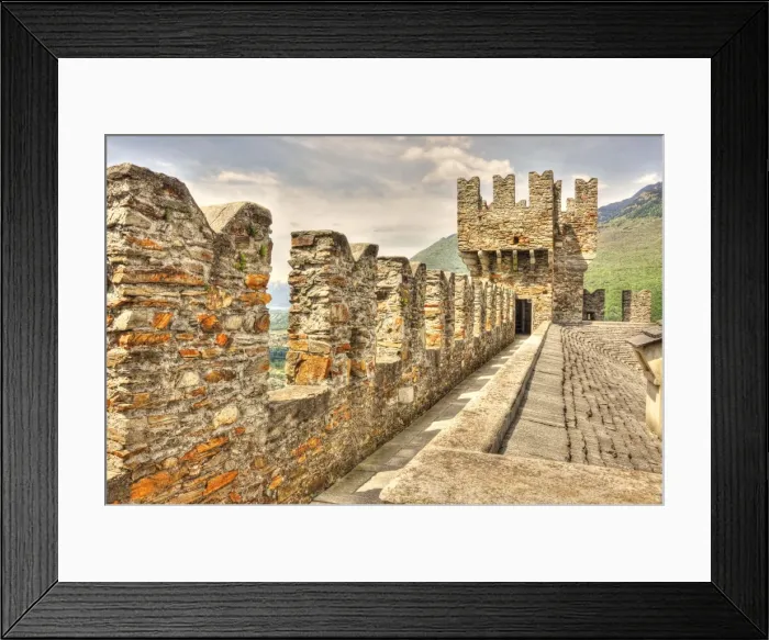Framed Print : Castle and tower Framed Print : Castle and tower