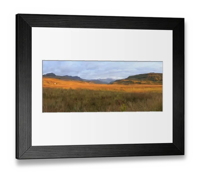 Framed Print : Panoramic view of the Mweni Valley at dawn, Drakensberg uKhahlamba National Park, Kwazulu-Natal, South Africa Framed Print : Panoramic view of the Mweni Valley at dawn, Drakensberg uKhahlamba National Park, Kwazulu-Natal, South Africa