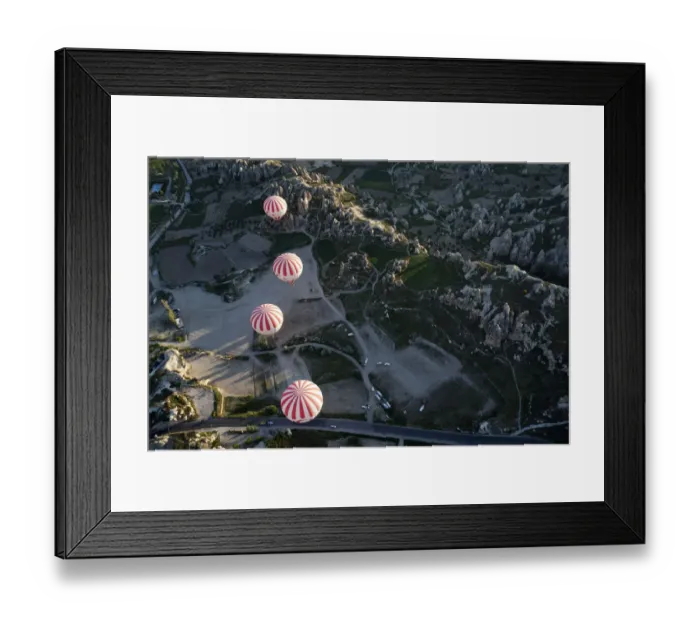 Framed Print : Hot air balloons, balloon ride, Goreme, UNESCO World Heritage Site, Cappadocia, Turkey Framed Print : Hot air balloons, balloon ride, Goreme, UNESCO World Heritage Site, Cappadocia, Turkey